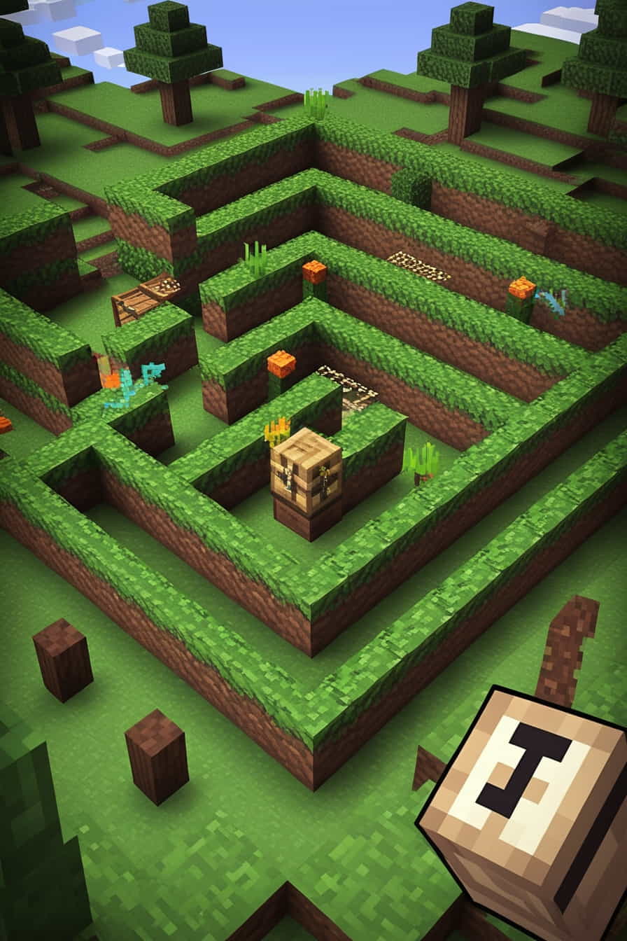 a challenging minecraft maze for you and your friends 2 