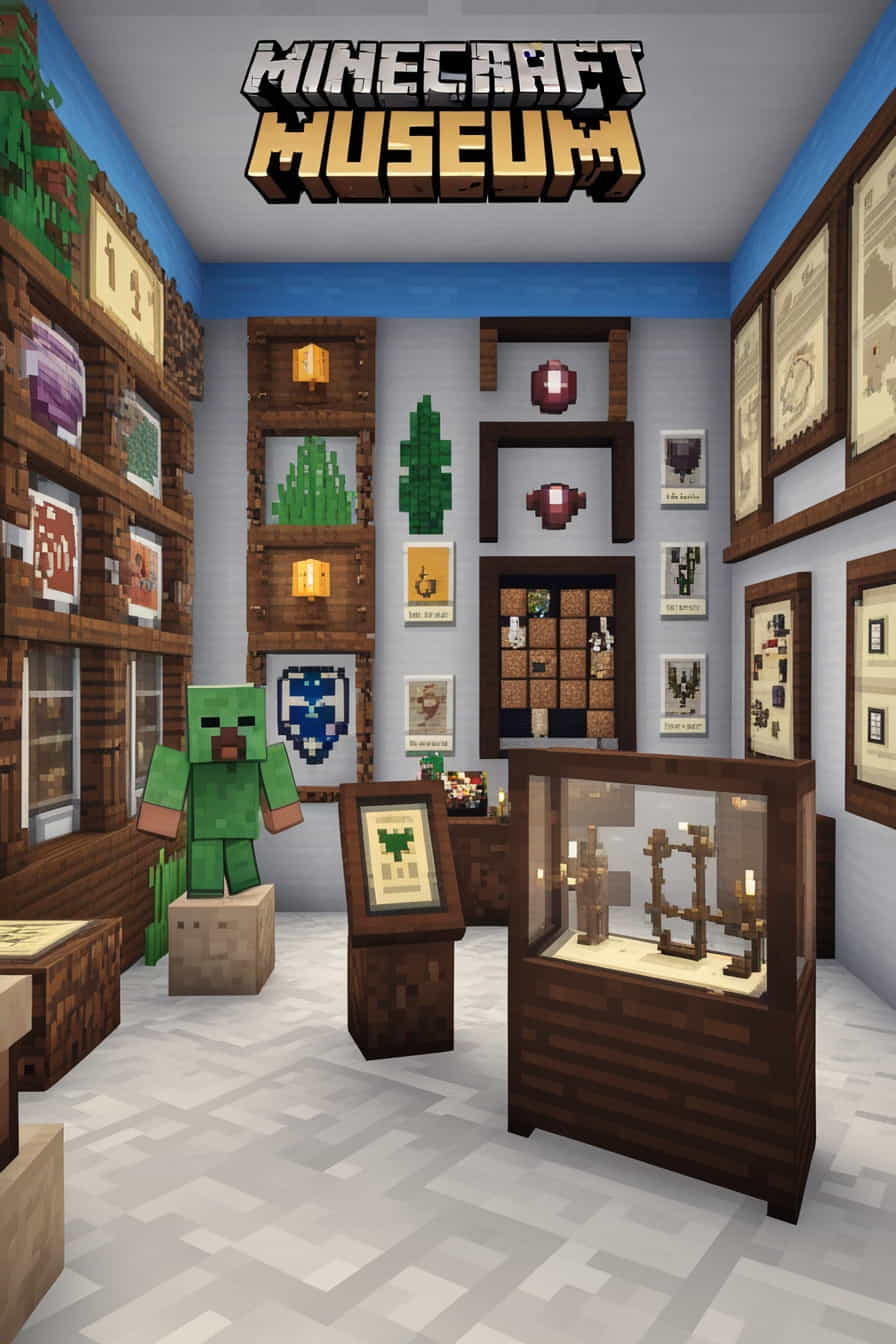 a minecraft museum to showcase all your achievements  (1) 