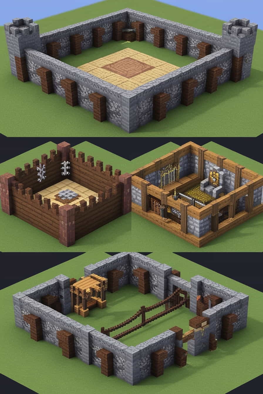 a sturdy medieval minecraft fortress use stone bricks 0 