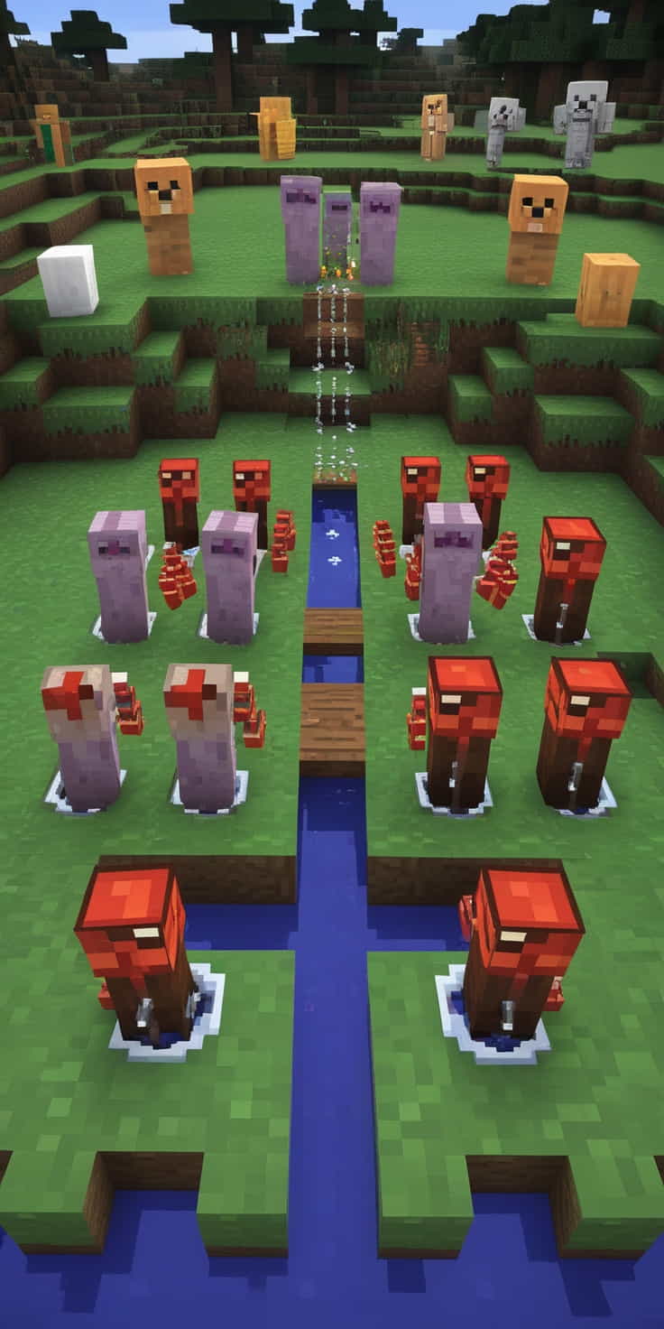 an iron golem minecraft farm can produce a steady 