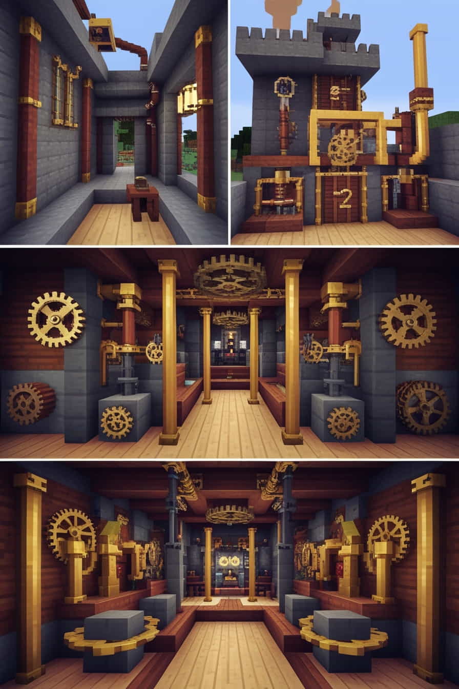 combine fantasy with industrial elements in a steampunk (2) 