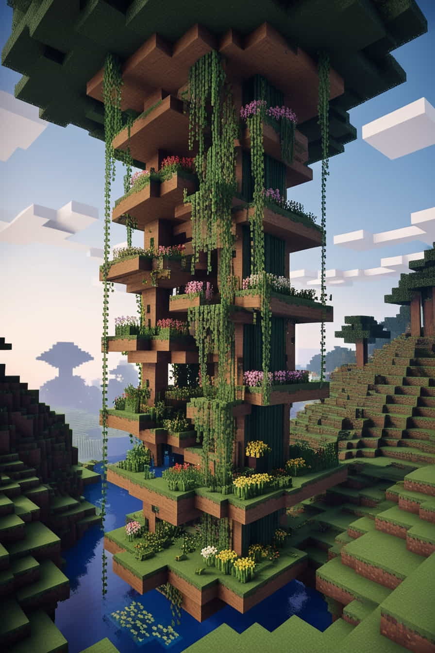 inspired by the hanging gardens of babylon build 3 