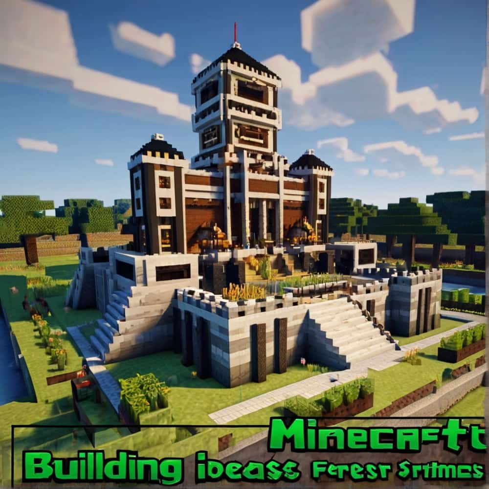 minecraft building ideas a temporary yet formidable fortress that serves as a base for military operations 2