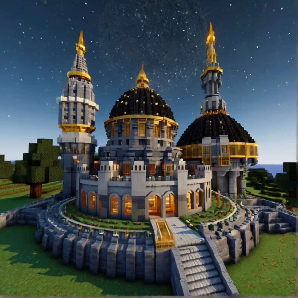  minecraft building ideas with a castle with an astronomical theme 1 