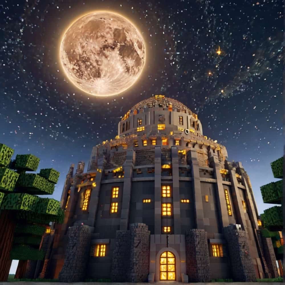  minecraft building ideas with a castle with an astronomical theme 2 