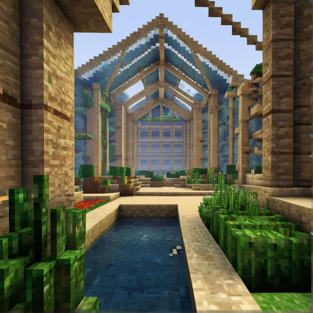 minecraft farm ideas in a biome where water is scarce 1 