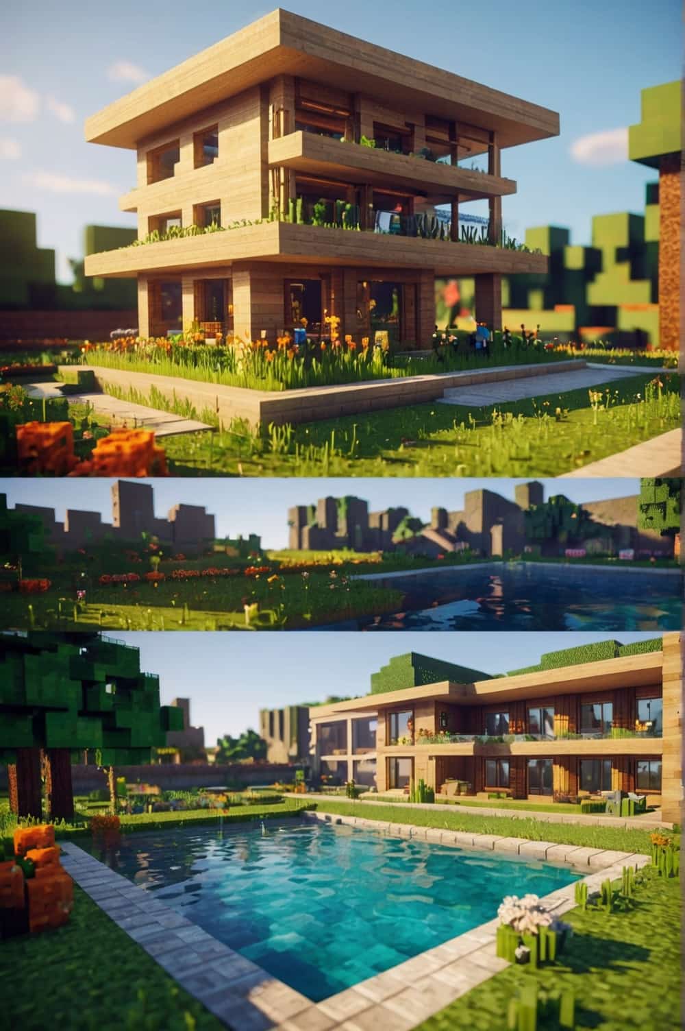 minecraft house ideas with a hidden oasis 1 