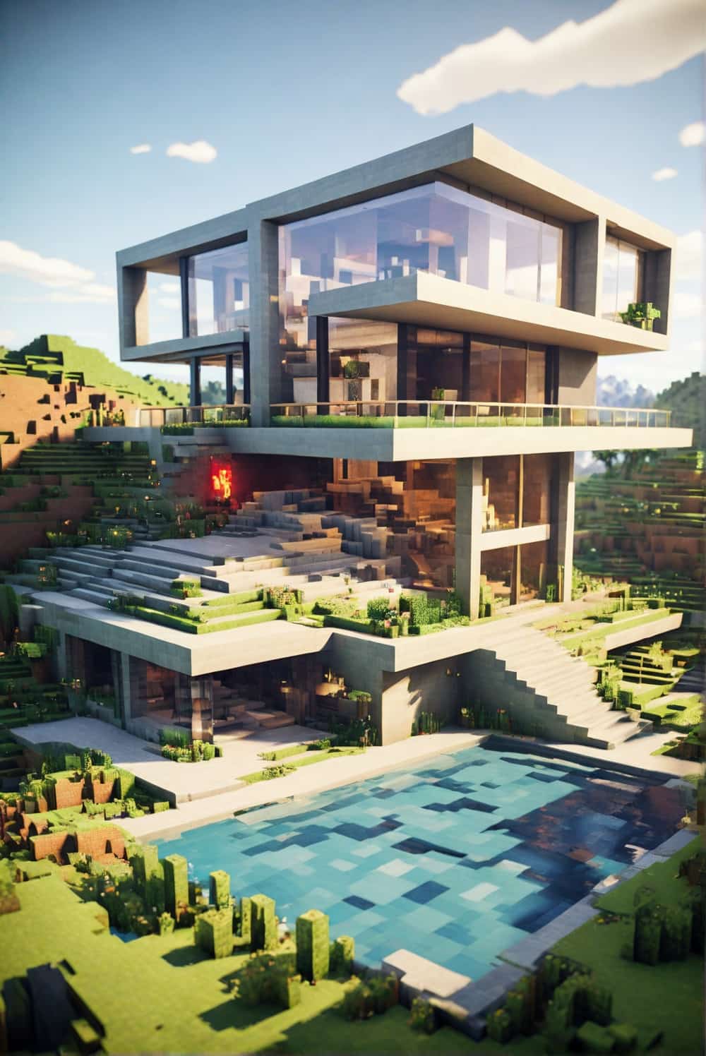 minecraft-house-ideas-with-a-sleek-modern-villa-1